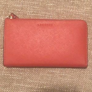 Lo & sons red leather wallet